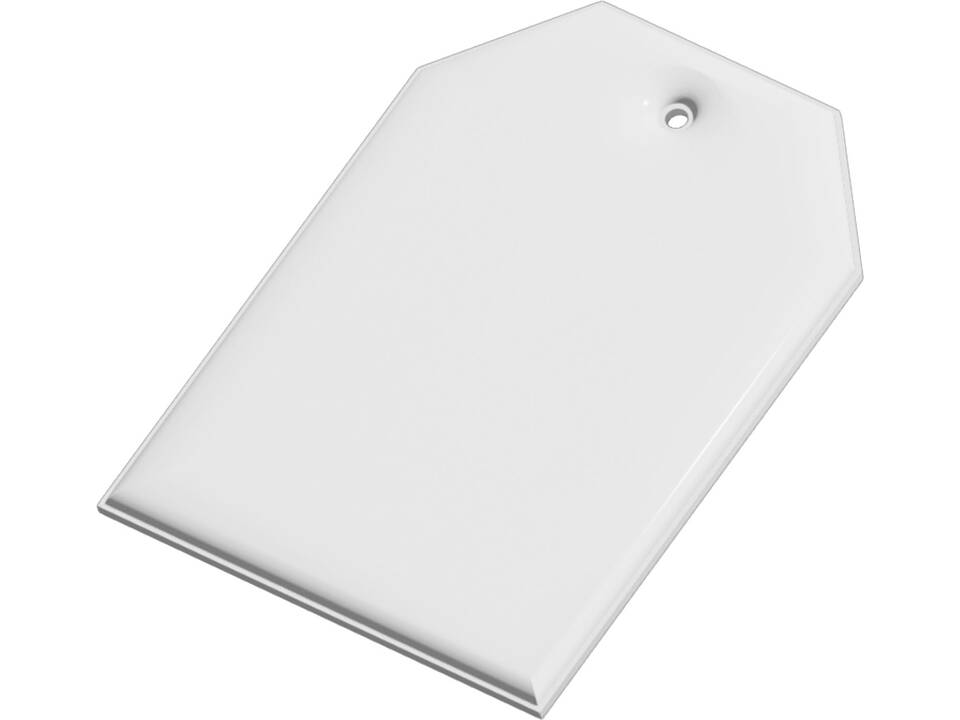 Attache réfléchissante RFX™ en PVC en forme d'étiquette 1