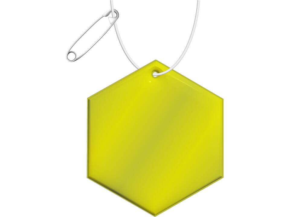 Attache réfléchissante RFX™ hexagonale en PVC 3