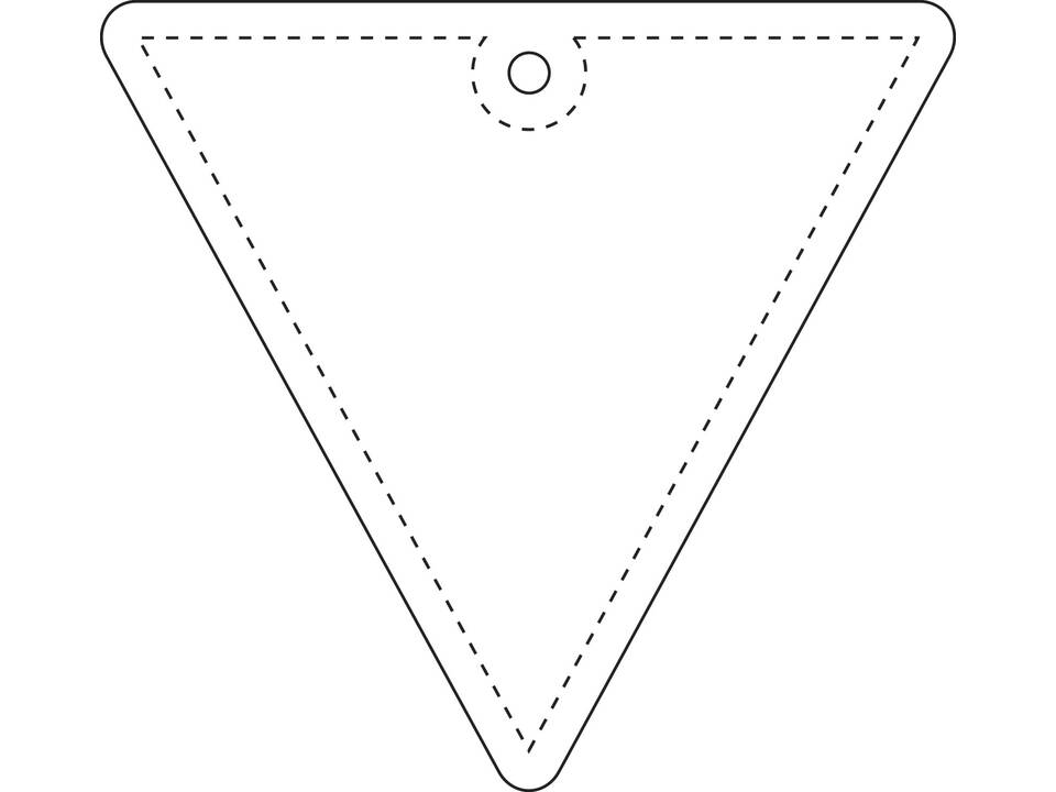 Attache réfléchissante RFX™ en TPU en forme de triangle inversé 5