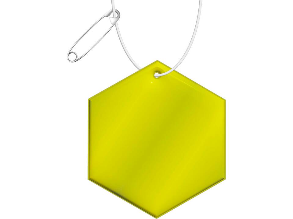 Attache hexagonale légère RFX™ H-12 en PVC réfléchissant 4