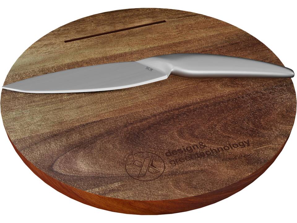 SCX.design K03 houten snijplank en messenset 4