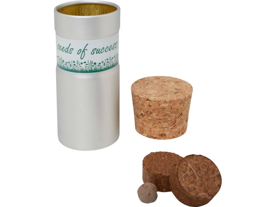 Ensemble de trois jardinets de bureau Hey Pots avec mélange d'herbes aromatiques 5