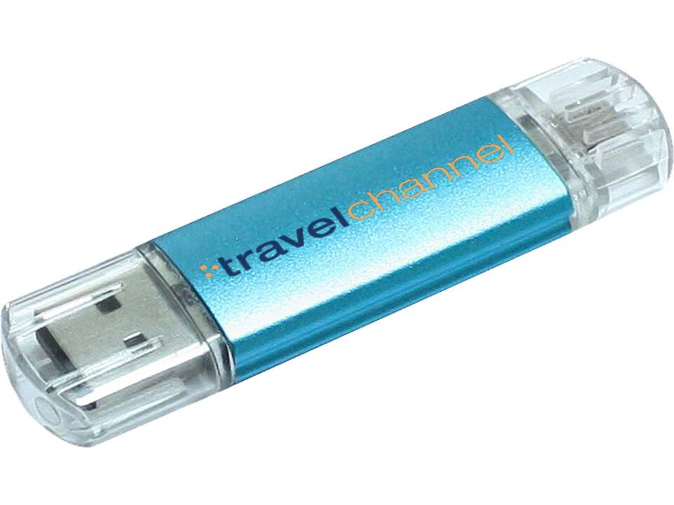 Clé USB Aluminium On The Go (OTG) 18