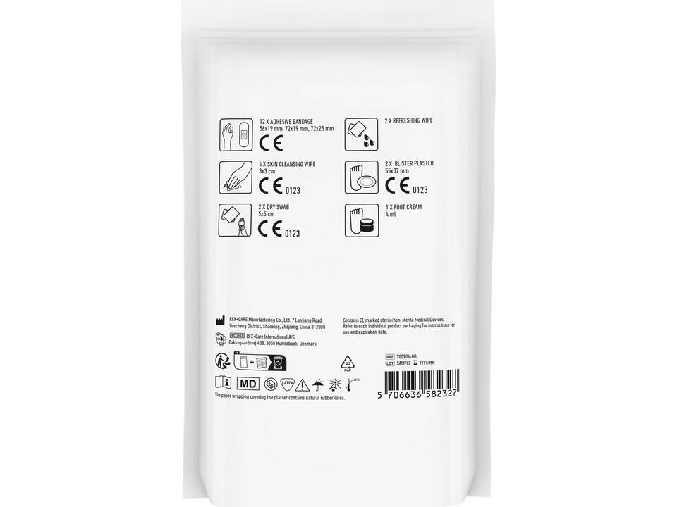 Kit de premiers soins MyKit pour mode de vie actif avec pochette en papier 2