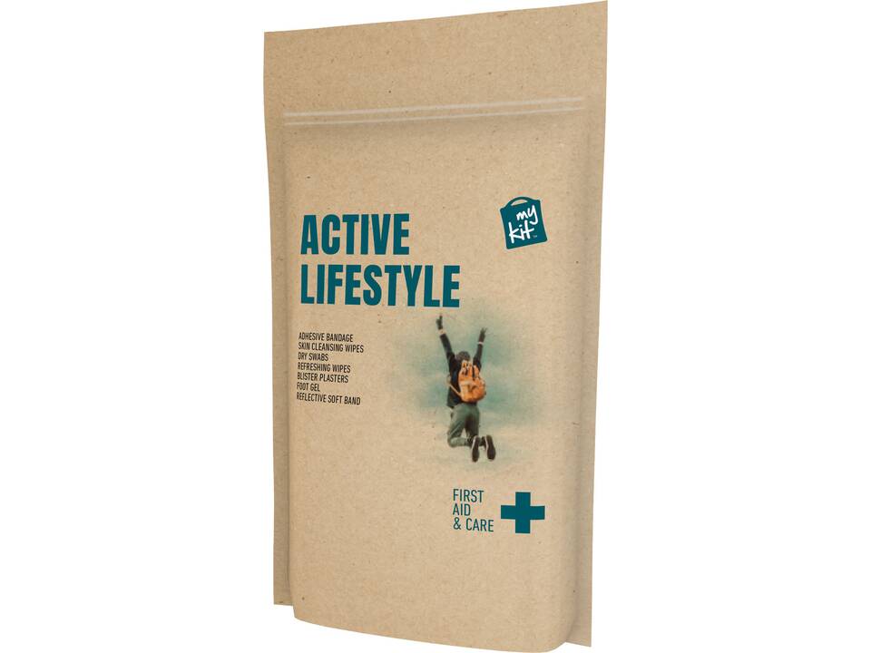 Kit de premiers soins MyKit pour mode de vie actif avec pochette en papier 5