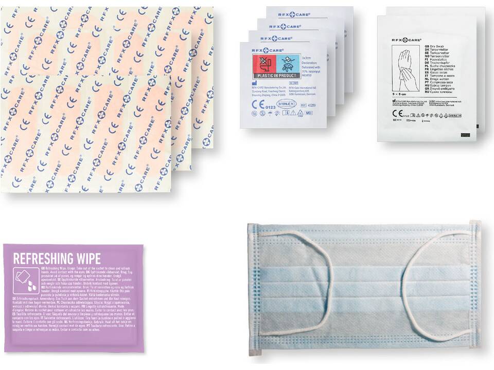 Kit de premiers secours MyKit de bureau avec pochette en papier 8