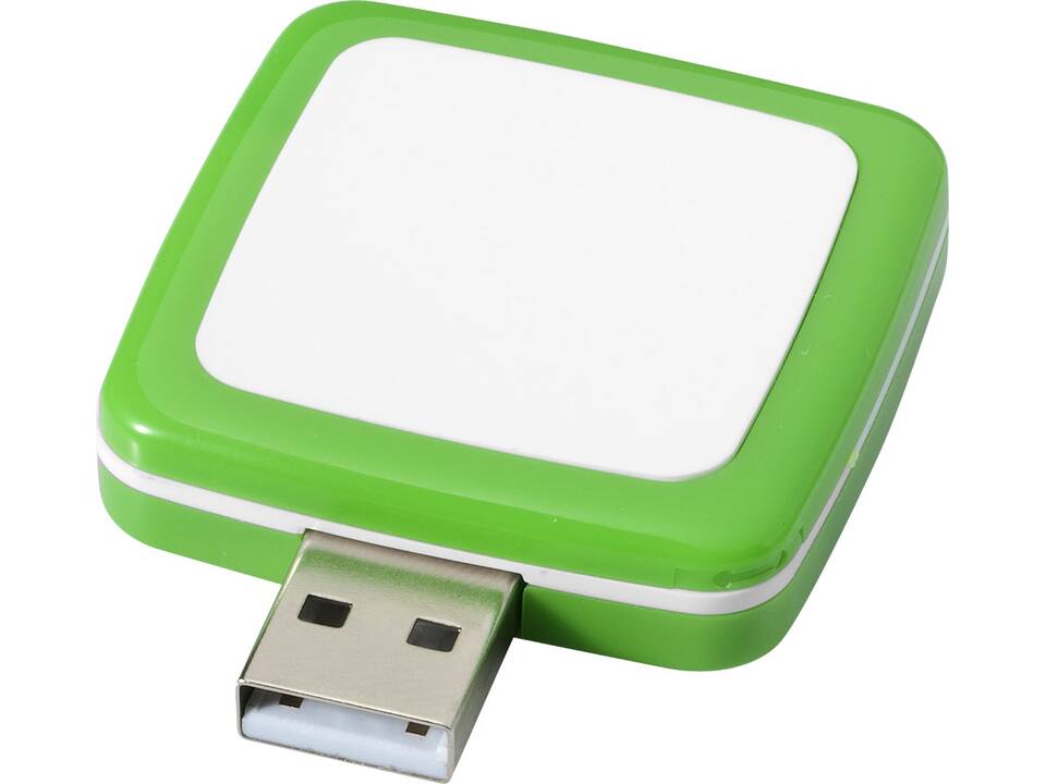 Clé USB rotative square 34
