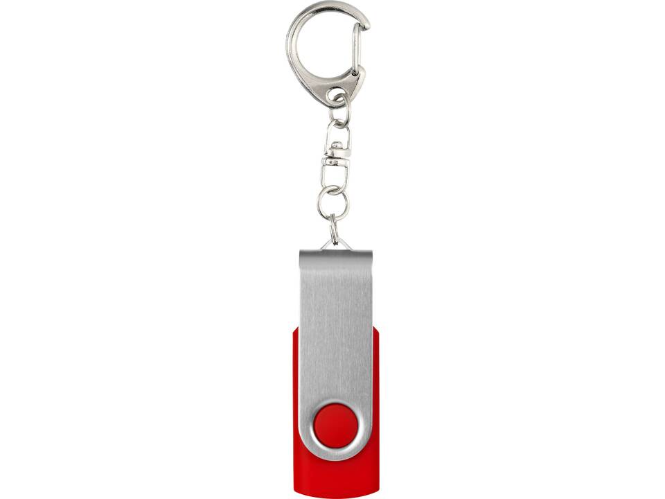 Clé USB rotative avec porte-clés 12