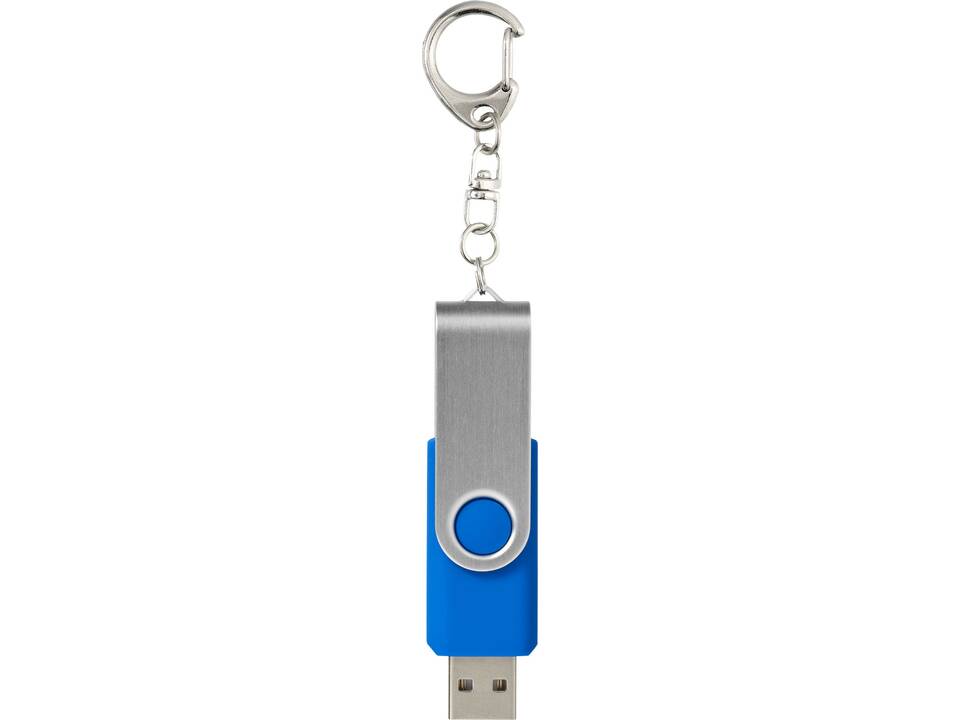Clé USB rotative avec porte-clés 81