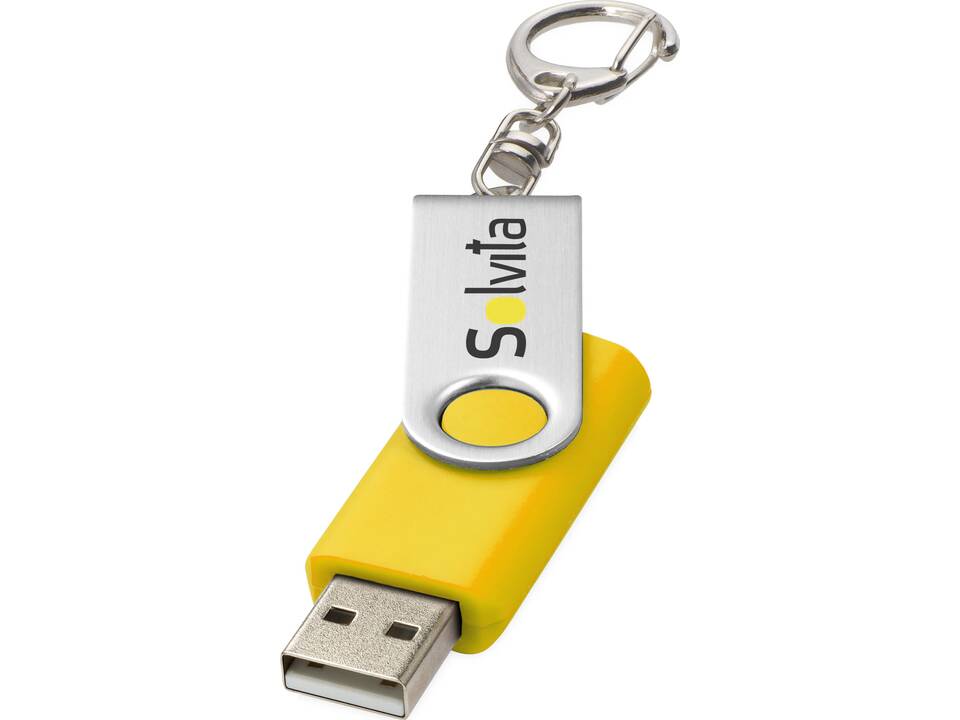 Clé USB rotative avec porte-clés 40