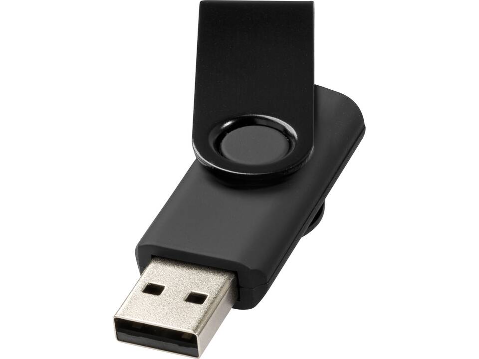 Clé USB rotative métallisée 36