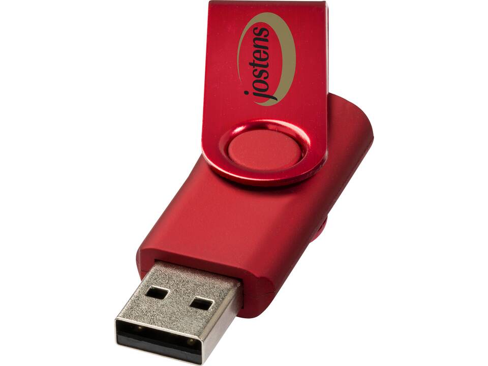 Clé USB rotative métallisée 8