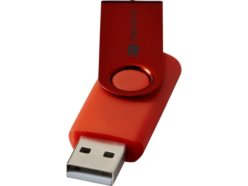 Clé USB rotative métallisée 28