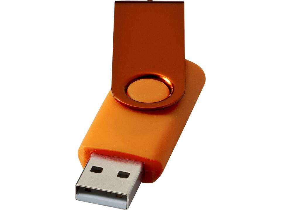 Clé USB rotative métallisée 16