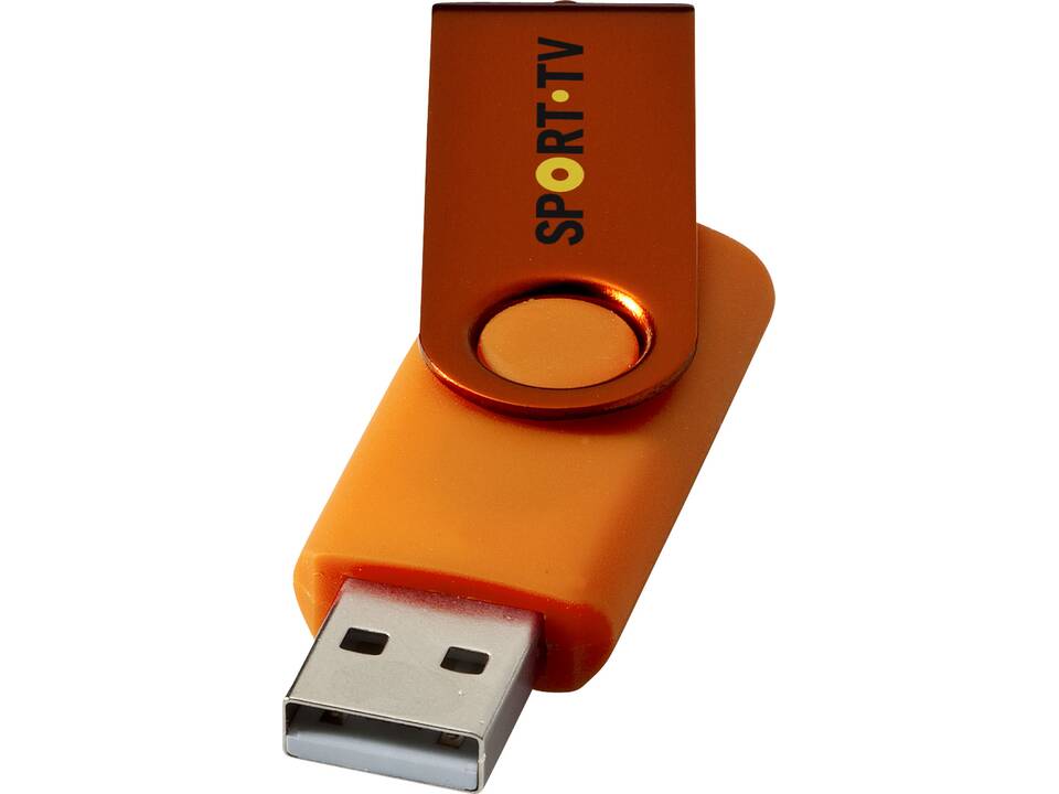 Clé USB rotative métallisée 57