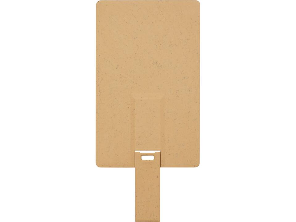 Clé USB biodégradable rectangulaire en forme de carte de crédit 1