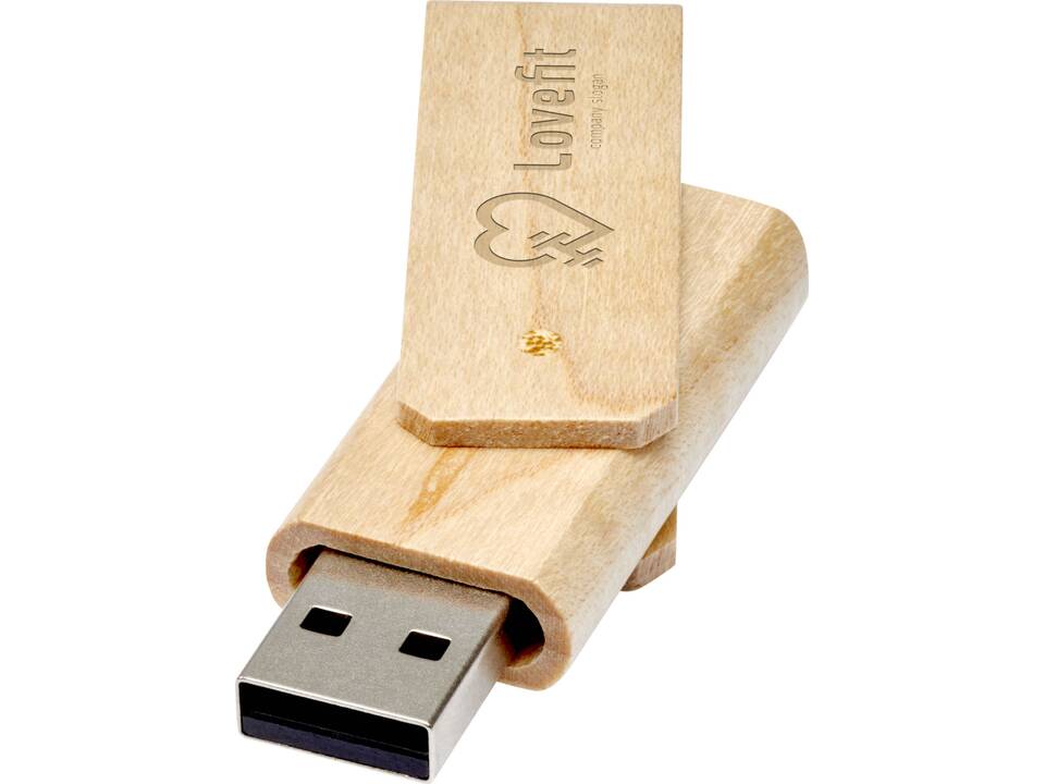 Clé USB Rotate en bois 3