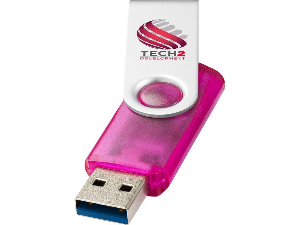 Clé USB 3.0 Rotate translucide 8