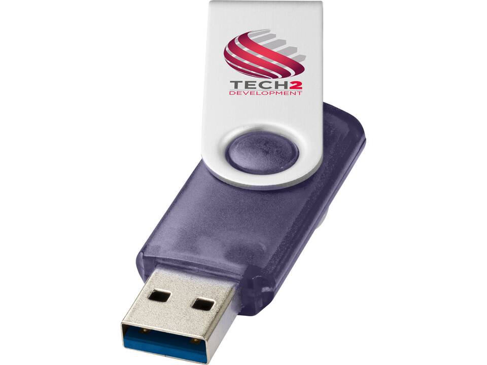 Clé USB 3.0 Rotate translucide 15