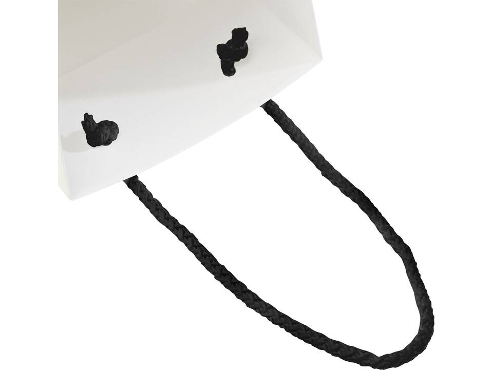 Sac de bouteille de vin en papier integra fait à la main avec poignées en plastique 13