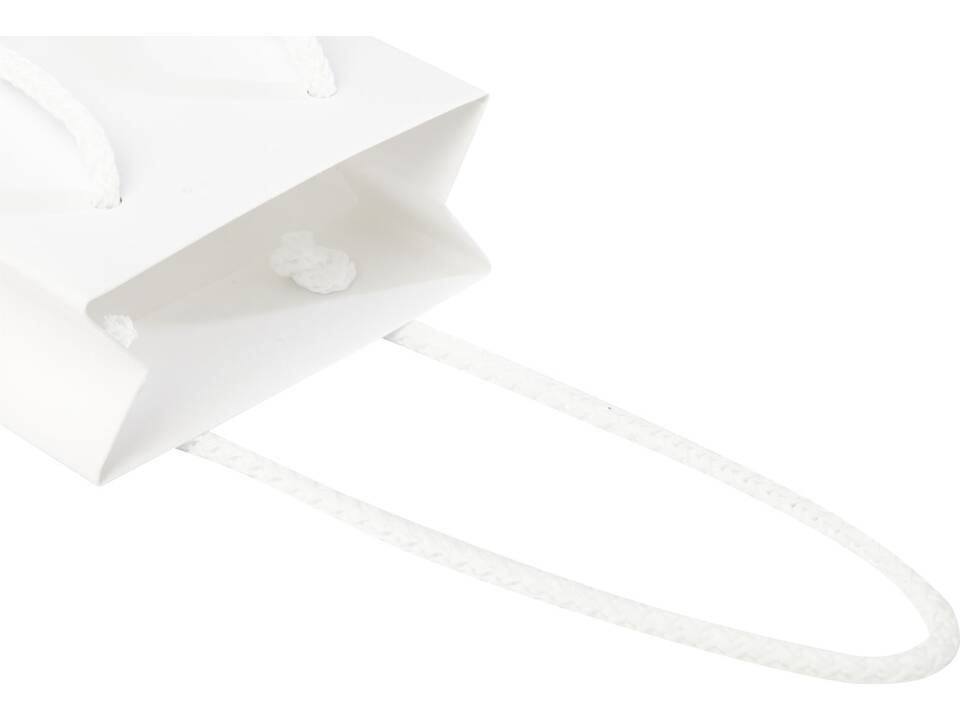 Sac en papier intégra fait à la main avec poignées en plastique, petit modèle 6