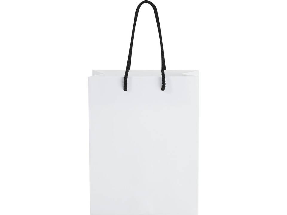 Sac en papier intégra fait à la main avec poignées en plastique, taille moyenne 10