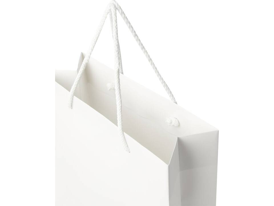 Sac en papier intégra fait à la main avec poignées en plastique, grand modèle 5