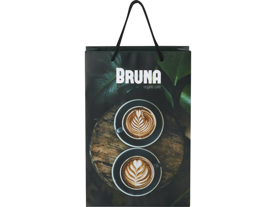 Sac en papier intégra fait à la main avec poignées en plastique, grand modèle 9