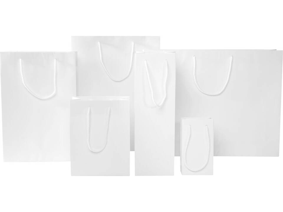 Sac en papier integra fait à la main avec poignées en plastique, XL 7