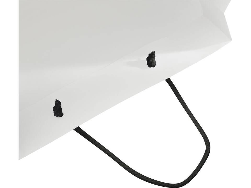 Sac en papier integra fait à la main avec poignées en plastique, XL 13