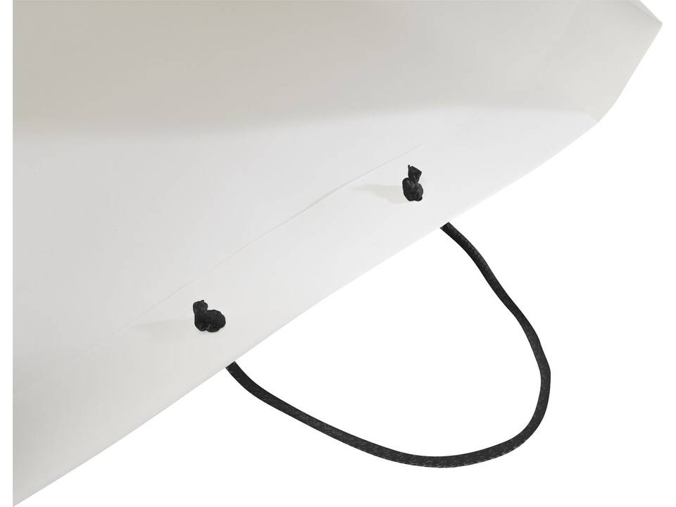 Sac en papier integra fait à la main avec poignées en plastique, XXL 14