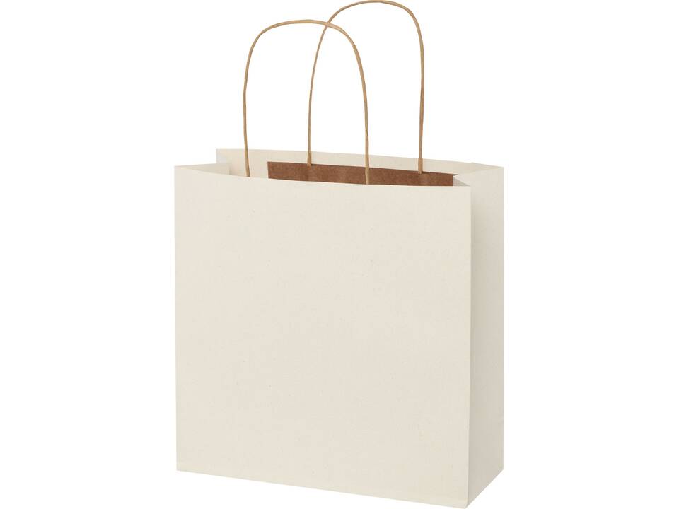 Sac en papier Kraft avec poignées torsadées, petite taille 3