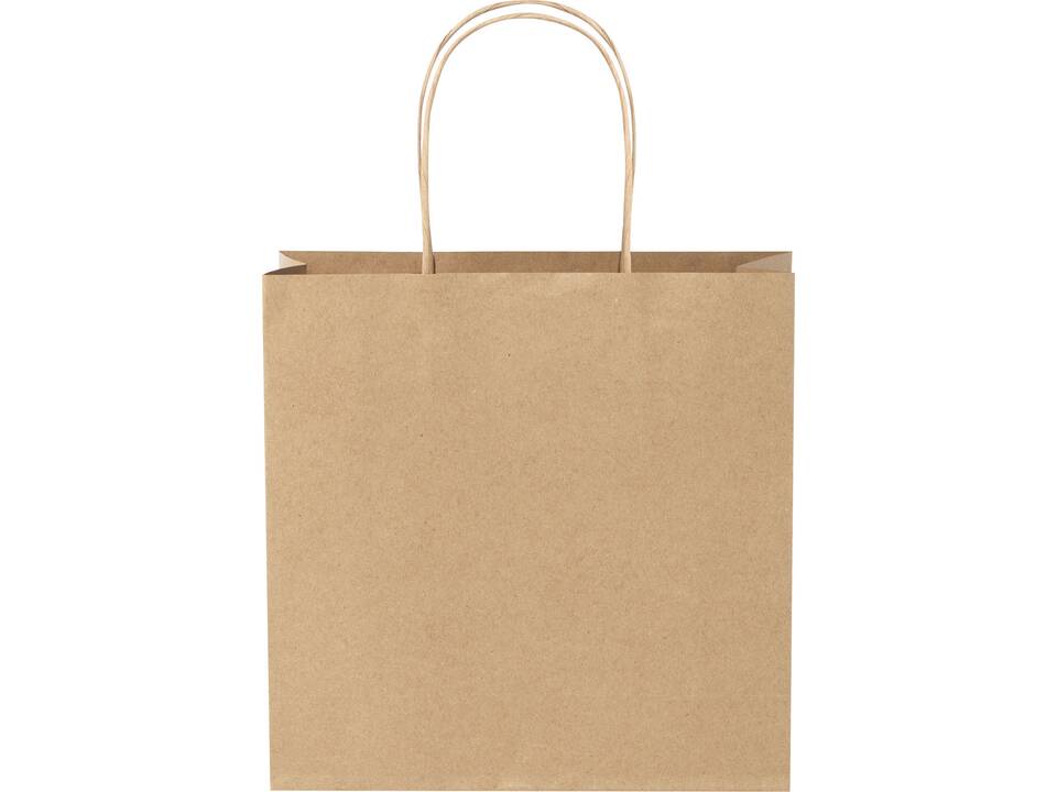 Sac en papier Kraft avec poignées torsadées, petite taille 10