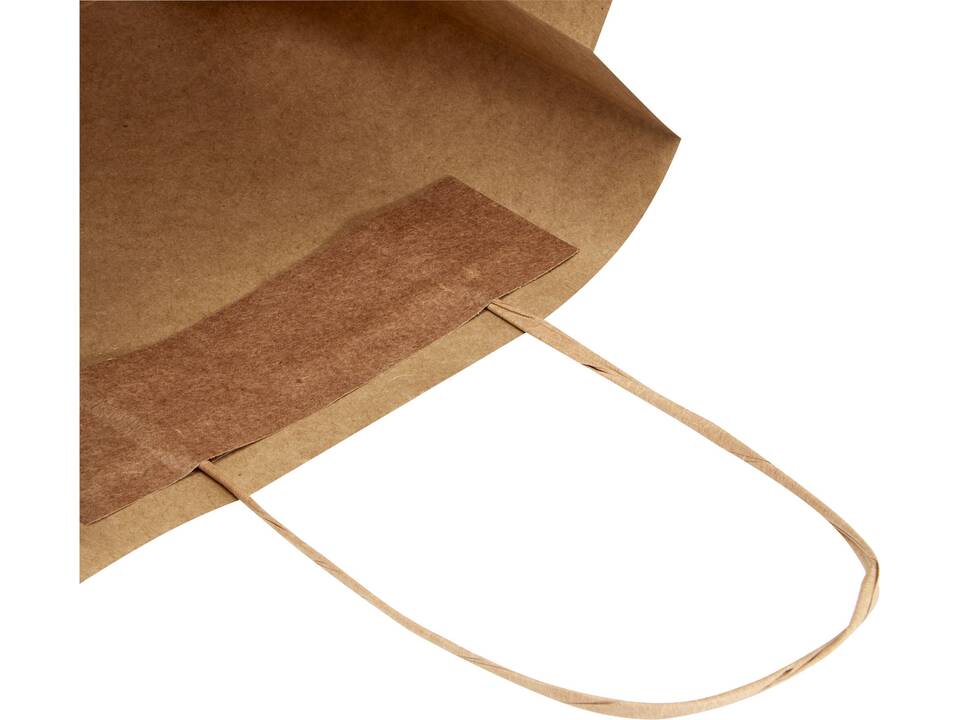 Sac en papier Kraft avec poignées torsadées, petite taille 14