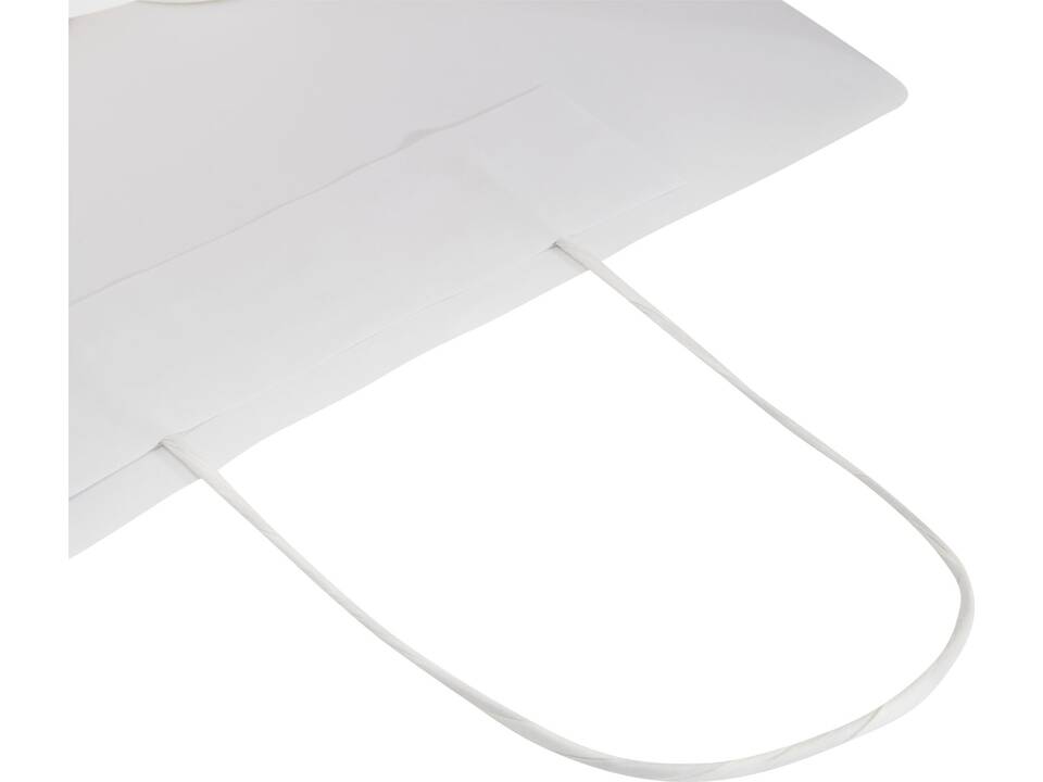 Sac en papier Kraft avec poignées torsadées, taille moyenne 6
