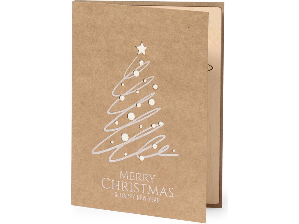 Ensemble de cartes postales de Noël durables 4