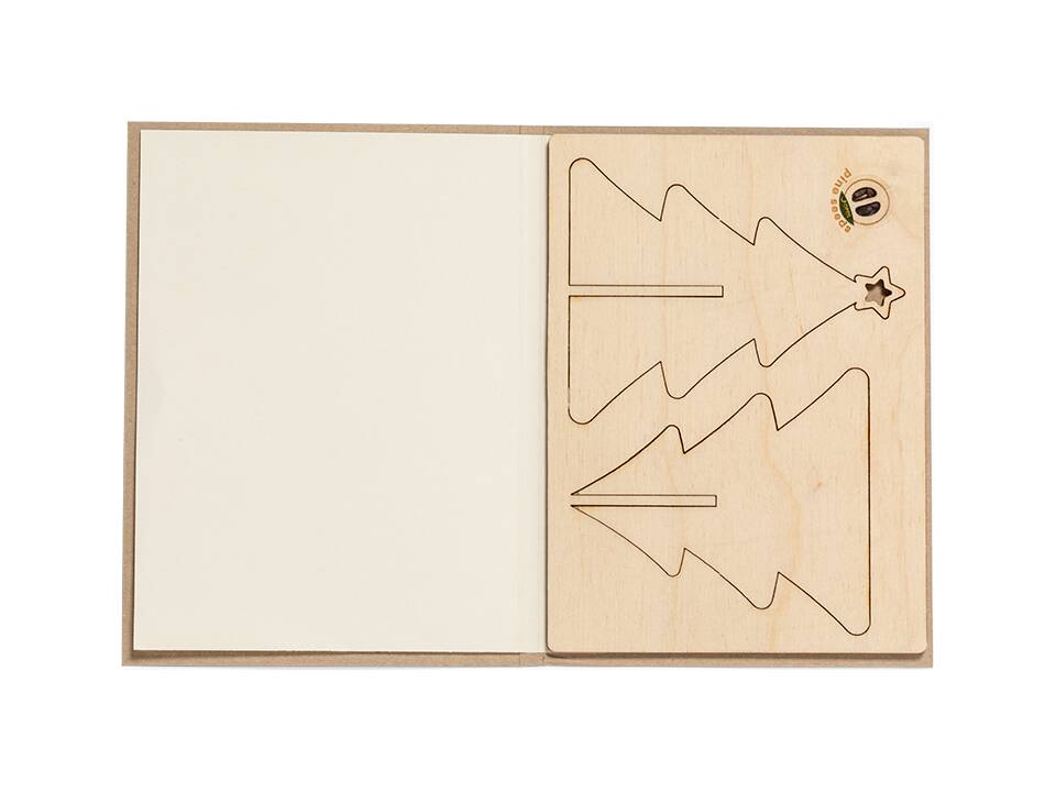 Ensemble de cartes postales de Noël durables 7