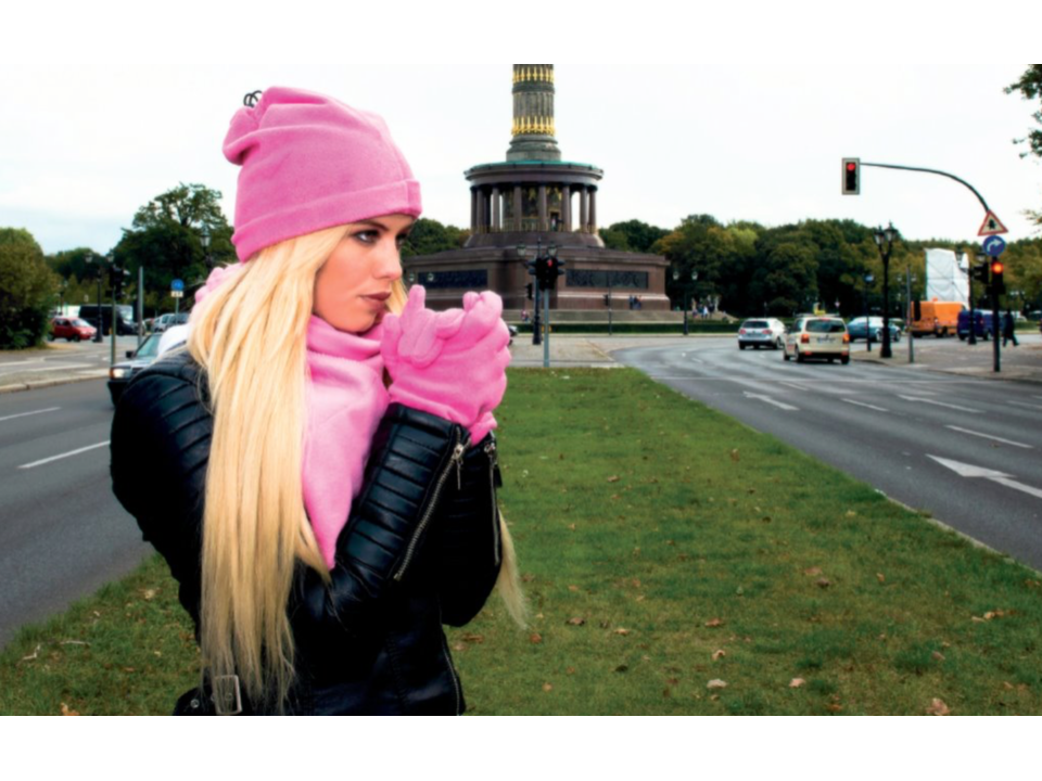 Écharpe polaire, gants, ski col 1