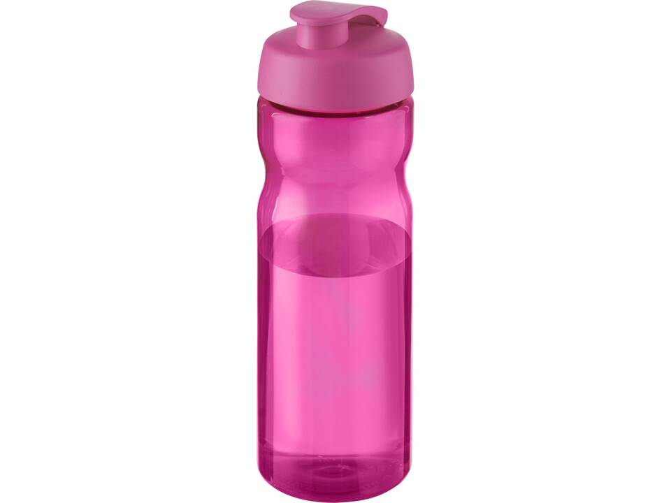 Bouteille de sport H2O Base® 650 ml avec couvercle à clapet 58