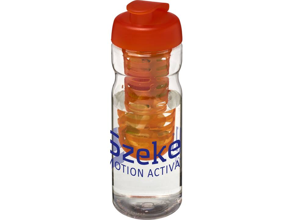Bouteille de sport et infuseur H2O Base® 650 ml avec couvercle à clapet 22