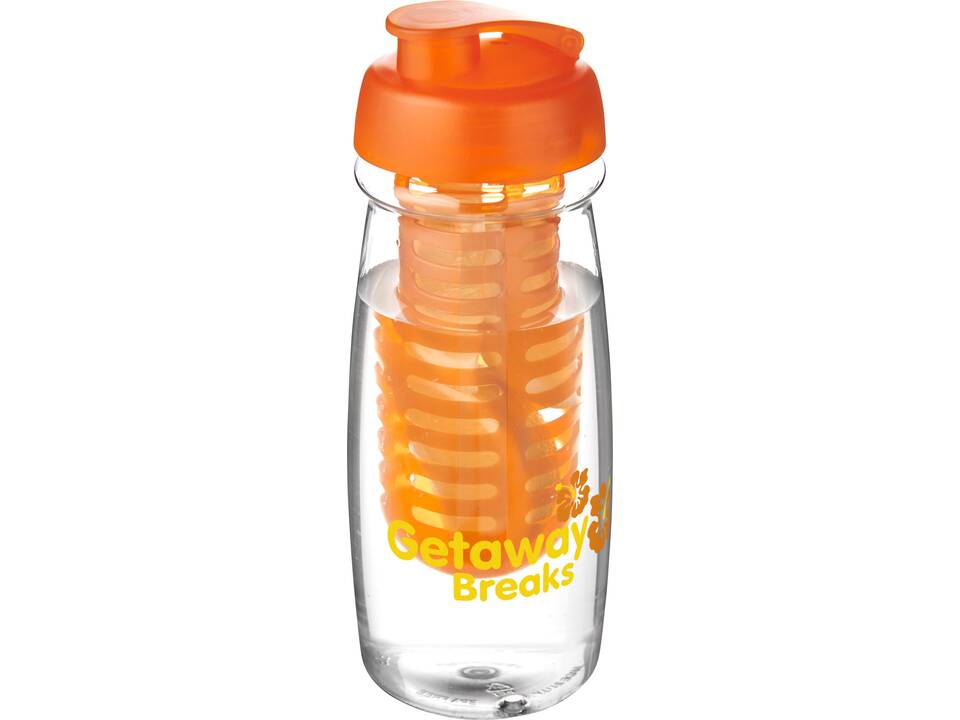 Bouteille de sport et infuseur H2O Pulse® 600 ml avec couvercle à clapet 30
