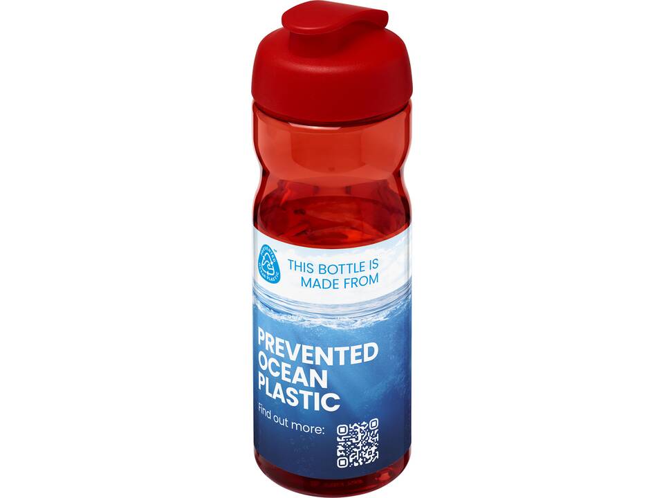Bouteille de sport H2O Eco 650 ml avec couvercle à bascule 64