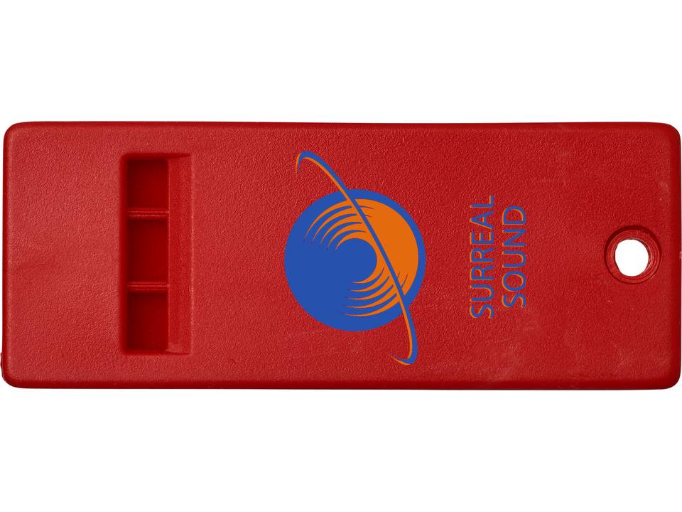 Sifflet Wanda plat avec grande surface pour logo 11