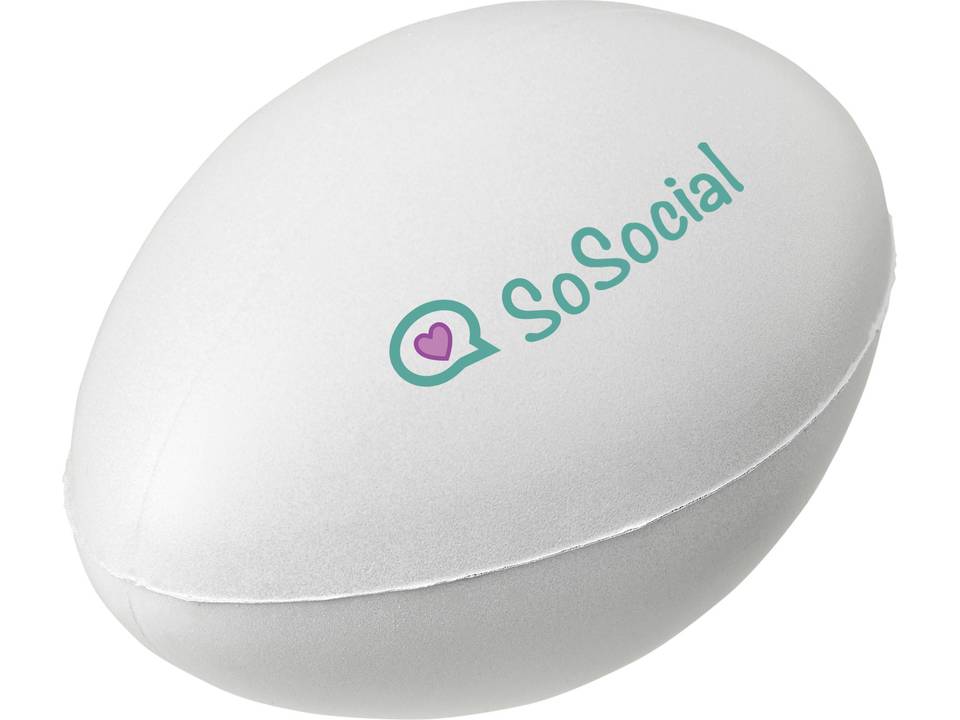 Ruby rugby ball-shaped stress reliever 2