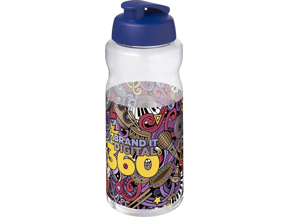 Bouteille de sport H2O Active® Base Pure de 1 L à couvercle rabattable 16