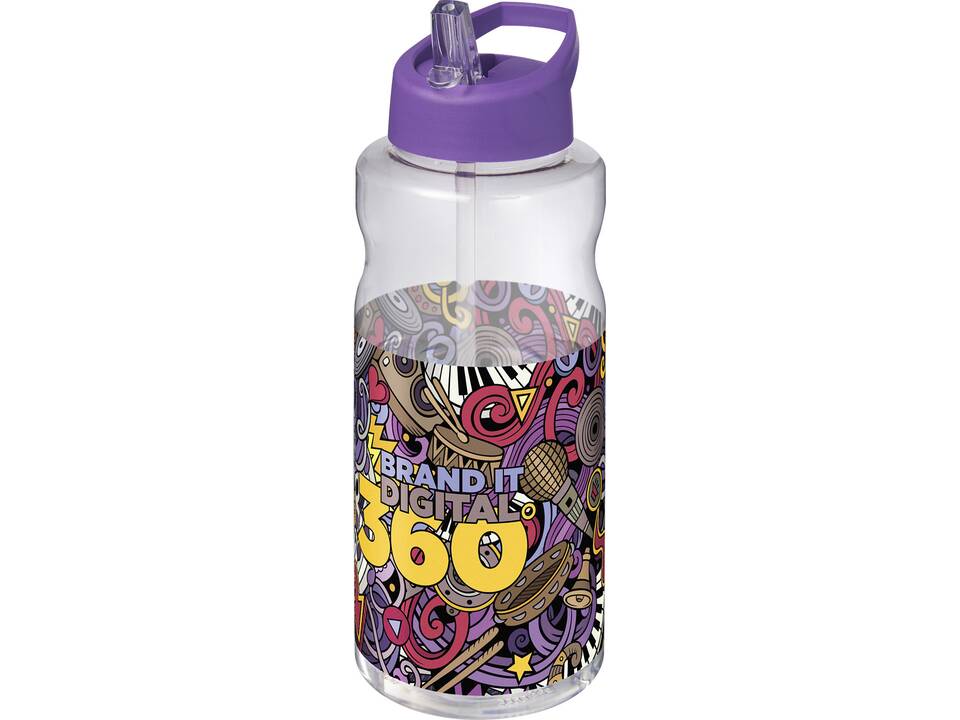 Bouteille de sport H2O Active® Big Base de 1 litre avec couvercle à bec verseur 11