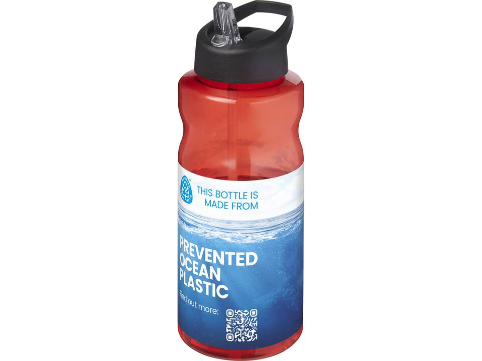 Bouteille de sport H2O Active® Eco Big Base de 1 litre avec couvercle à bec verseur 23