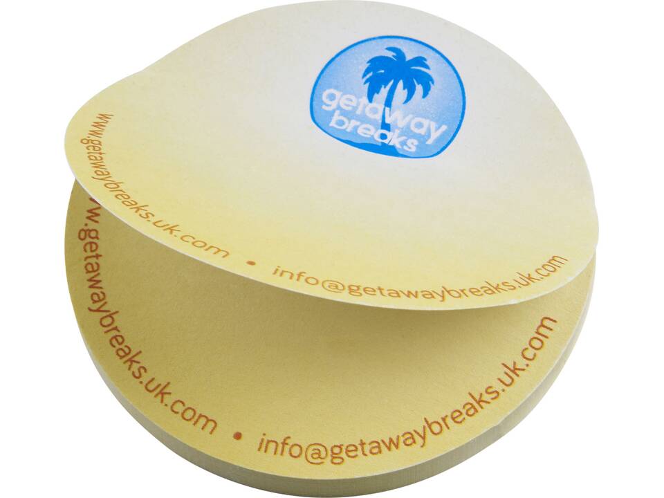 Post-its recyclés Sticky-Mate® en forme de cercle 3