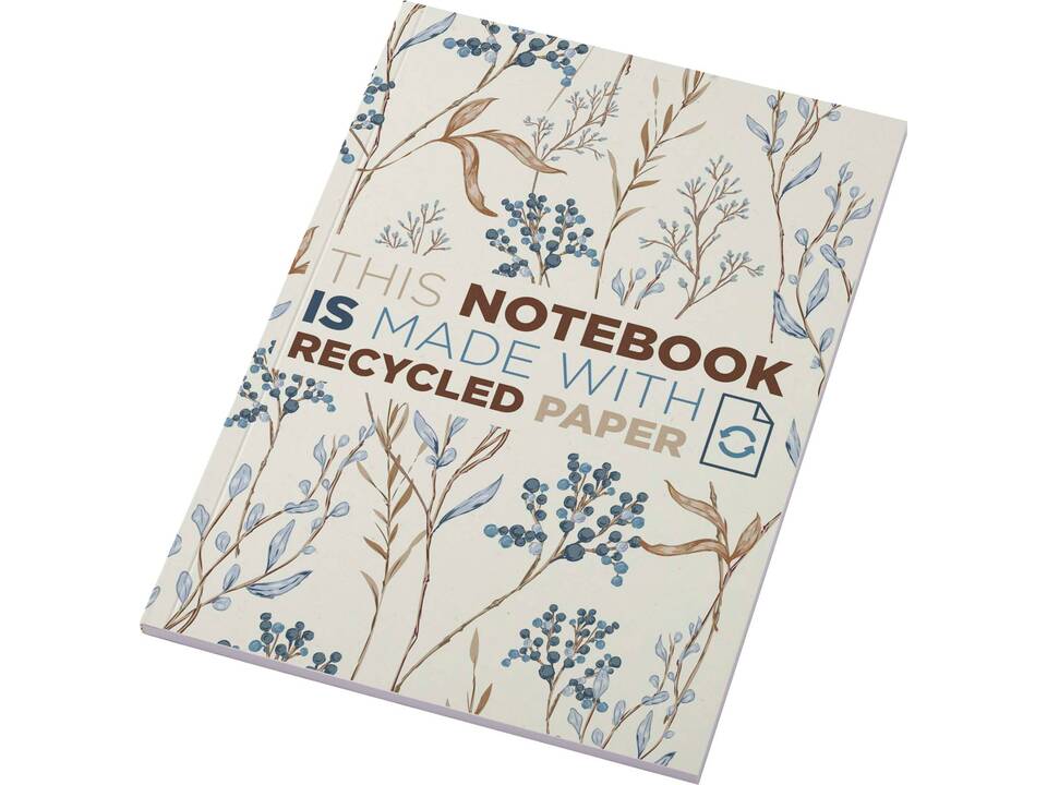 Cahier Novella Austen recyclé A5 à couverture souple de 50 feuilles