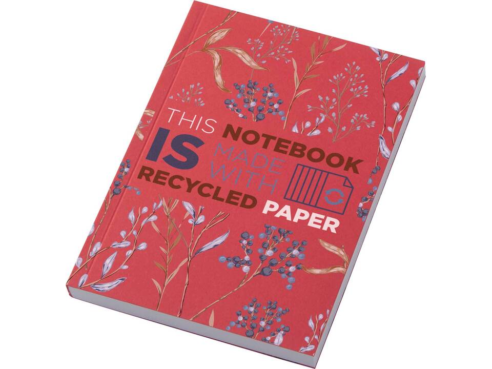 Cahier Novella Austen recyclé A6 à couverture souple de 100 feuilles 6